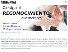 Tablet Screenshot of ladc-instituto.com